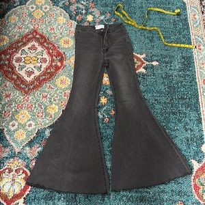 Free people just float on bell bottom high waist jeans